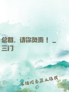 总裁，请你负责 ！